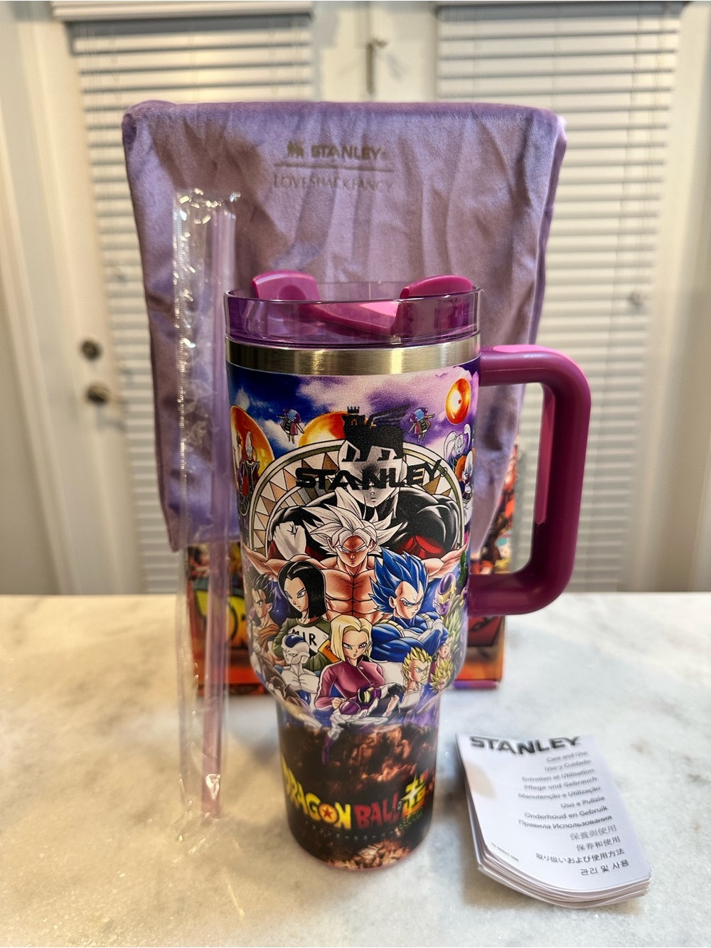 Stanley Limited Edition Collectible Dragon Ball Z Purple 40oz Tumbler